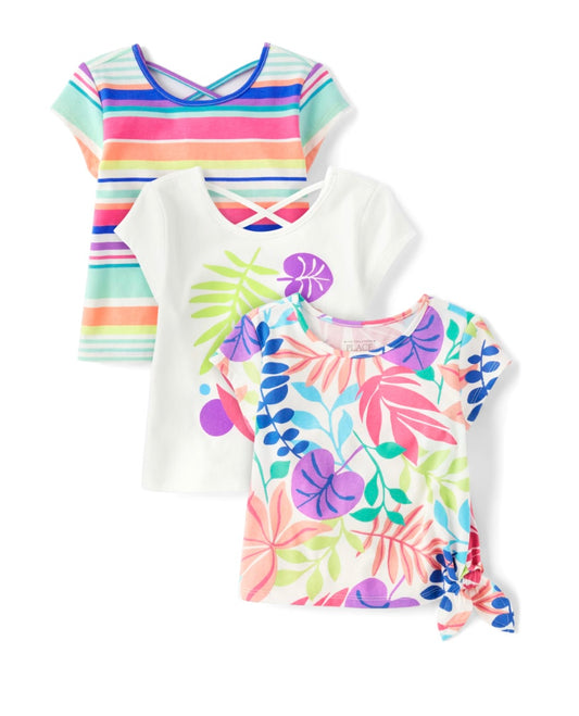 Blusa Tropical Paquete de 3