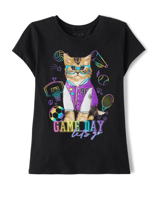 Camiseta Cat Game Day