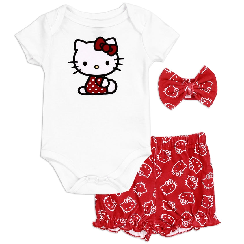 Conjunto 3 piezas Bebé Hello Kitty