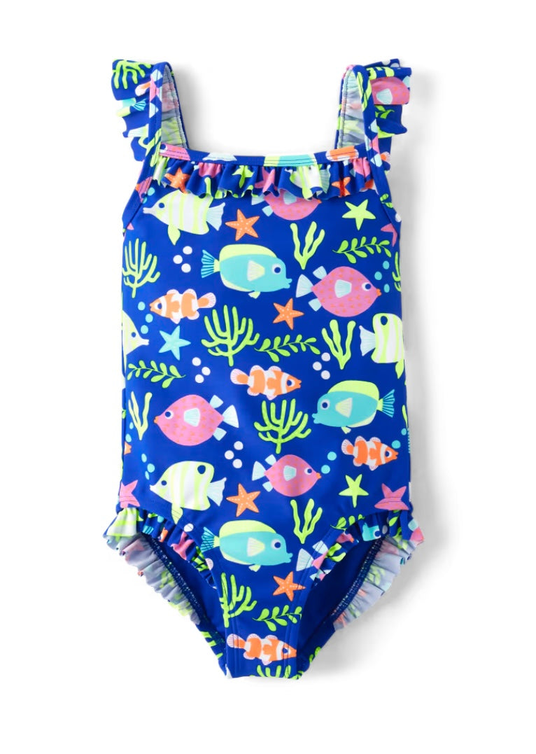 Traje de Baño Peces Neon