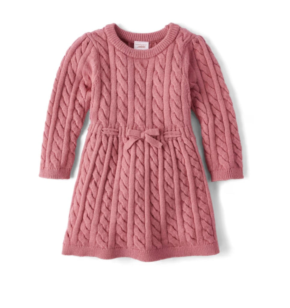 Vestido Tipo Sweater Rosa